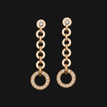 Load image into Gallery viewer, 14k Dangling Pendant Earrings