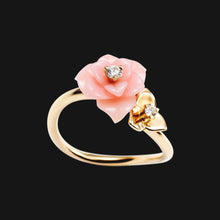 Load image into Gallery viewer, 18k Pedal Ring